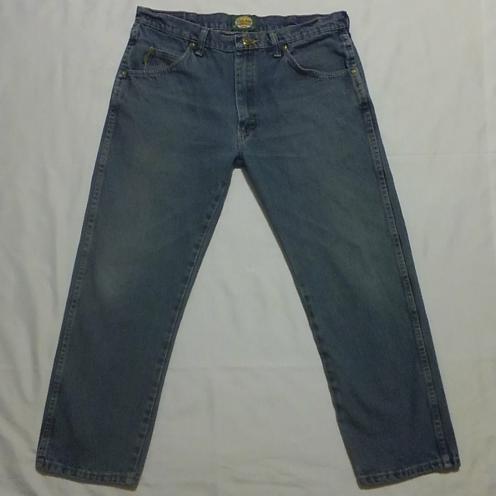 Men's Cabela's 5 Pocket Denim Blue Jeans 34/29